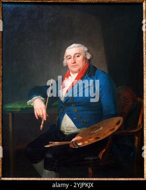 Selbstporträt, 1805-1810, Philippe Jacques de Loutherbourg, (1740-1812). National Portrait Gallery, London, Großbritannien. Stockfoto