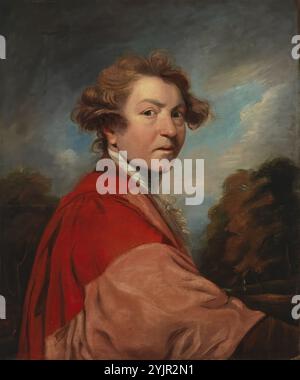 Reynolds, Sir Joshua, Arbeit, Selbstporträt, 1773, Öl auf Leinwand, Malerei, PORTRÄT, Mann, Selbstporträt, Brust, Gewand, Mantel, 76,2 cm x 63,5 cm Stockfoto