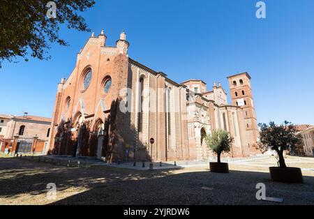 Asti - Kathedrale - Cattedrale di Santa Maria Assunta e San Gottardo Stockfoto