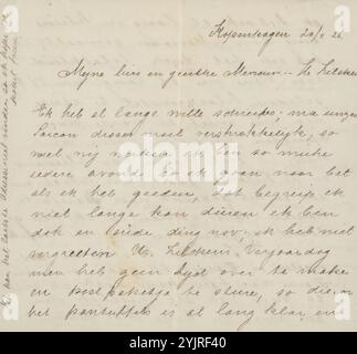 Brief an Philip Zilcken und Henriette Wilhelmina van Baak, Autor: Dagmar Frandsen, Kopenhagen, 20. Mai 1926 Papiertinte, Schreibstift, Philip Zilcken, Henriette Wilhelmina van Baak Stockfoto