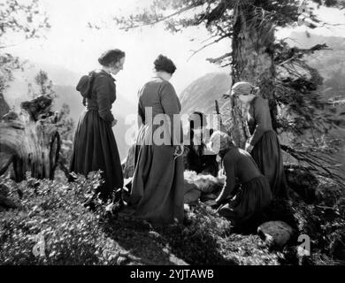 Johnny Mack Brown, Eleanor Boardman, am Set des Westernfilms The Great Meadow, MGM, 1931 Stockfoto