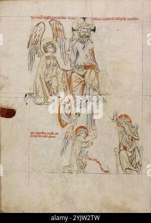 Der Herr sendet Gabriel: Die Verkündigung; Vita beatae Hedwigis, 1353. Stockfoto