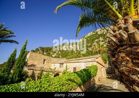 Eremitage of the Trinitat, XVIII Jahrhundert, gegründet 1648. Valldemossa. Sierra de Tramuntana. Mallorca. Balearen. Spanien. Stockfoto