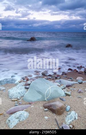 Port de Valldemossa, auch als Sa Marina, Valldemossa, Mallorca, Balearen, Spanien, Europa bekannt Stockfoto