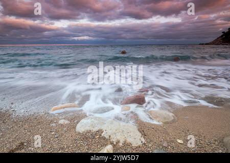 Port de Valldemossa, auch als Sa Marina, Valldemossa, Mallorca, Balearen, Spanien, Europa bekannt Stockfoto