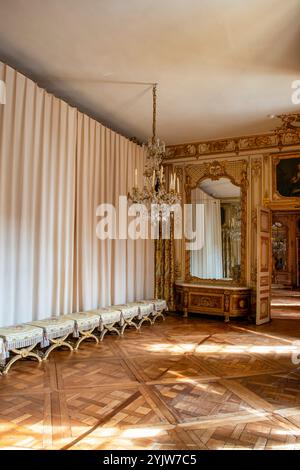 Die Königskammern im Schloss Versailles, Frankreich Stockfoto