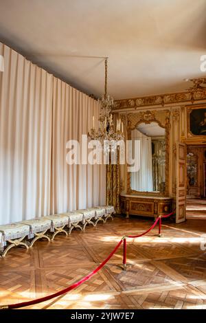 Die Königskammern im Schloss Versailles, Frankreich Stockfoto