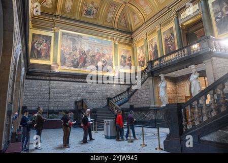 Eingang KMSKA Museum, Antwerpen, Belgien Stockfoto