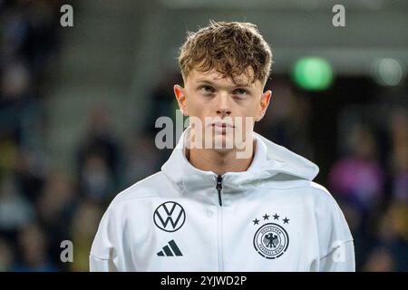 Aachen, Deutschland. November 2024. Paul Wanner (Deutschland, #20) GER, Deutschland gegen Daenemark, Fußball, Laenderspiel, U21 Nationalmannschaft, Freundschaftsspiel, Spielzeit 2024/2025, 15.11.2024 Foto: Eibner-Pressefoto/ Justin Derondeau Credit: dpa/Alamy Live News Stockfoto