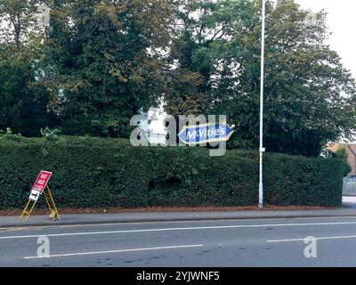 Stockport UK, 4. Oktober 2024. Die McVities-Fabrik in Stockport. Stockfoto