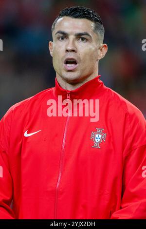 Porto, Portugal. November 2024. Cristiano Ronaldo aus Portugal während der UEFA Nations League, Liga A, Spiel der Gruppe A1 zwischen Portugal und Polen im Estádio do Dragão in Porto, Portugal am 15. November 2024 (Foto: Andrew Surma/ Credit: SIPA USA/Alamy Live News Stockfoto