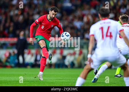 Dragon Stadium, Porto, Portugal. 15. November 2024. Von links nach rechts, beim UEFA NATIONS LEAGUE Portugal gegen Polonia. Quelle: Victor Sousa/Alamy Live News Stockfoto