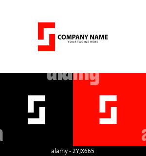 Letter SZ Logo Design Vektor Stock Vektor