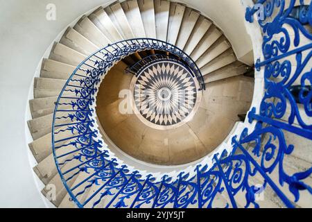 Tulip Treppen im Queen's House, Greenwich, London, England Stockfoto