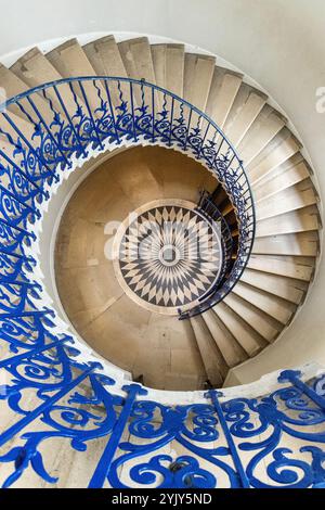 Tulip Treppen im Queen's House, Greenwich, London, England Stockfoto