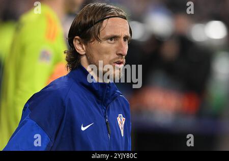 Glasgow, Großbritannien. November 2024. Luka Modrić aus Kroatien während des Spiels der UEFA Nations League im Hampden Park, Glasgow. Der Bildnachweis sollte lauten: Neil Hanna/Sportimage Credit: Sportimage Ltd/Alamy Live News Stockfoto