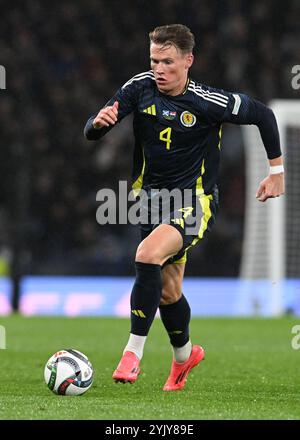 Glasgow, Großbritannien. November 2024. Scott McTominay aus Schottland während des Spiels der UEFA Nations League im Hampden Park, Glasgow. Der Bildnachweis sollte lauten: Neil Hanna/Sportimage Credit: Sportimage Ltd/Alamy Live News Stockfoto