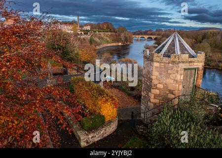 Die Schottische Grenze, Henderson Park, Coldstream, Berwickshire, Scottish Borders, Schottland, Vereinigtes Königreich Stockfoto