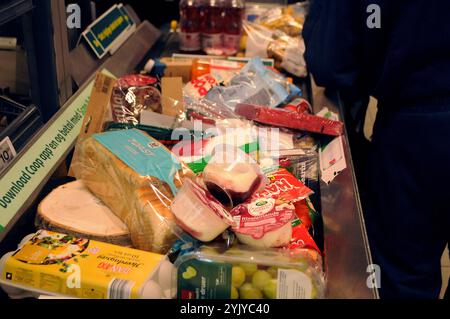 Kopenhagen, Dänemark/16 NOV. 2024/Lebensmittel und Beleg für Lebensmittel. Foto. Bilder von Francis Joseph Dean/Dean sind nicht für kommerzielle Zwecke bestimmt Stockfoto