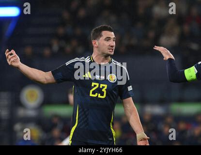 Schottland gegen Kroatien UEFA Nations League: Liga A, Gruppe 1 15. November 2024 Hampden Park, Glasgow. Schottland . UK Kenny McLean (Schottland) Credit: eric mccowat/Alamy Live News Stockfoto