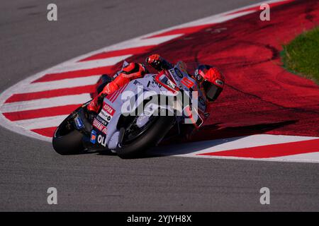 Barcelona, Spanien. November 2024. 15. November 2024, Circuit de Barcelona-Catalunya, Barcelona, MotoGP Motul Solidarity Grand Prix von Barcelona, im Bild Marc Marquez aus Spanien, Gresini Racing Credit: dpa/Alamy Live News Stockfoto