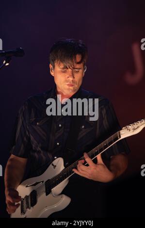 London, Vereinigtes Königreich. November 2024. Jimmy Eat World tritt live im Alexandra Palace auf. Cristina Massei/Alamy Live News. Stockfoto