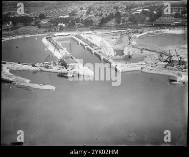 King George V Graving Dock, Southampton, Hampshire, 1930er Jahre. Stockfoto