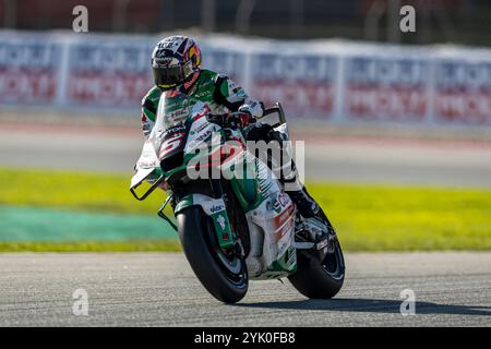 Circuit de Barcelona, Barcelona, Katalonien, Spanien. November 2024. 2024 MotoGP Motul Solidarity Grand Prix von Barcelona, Qualifikationstag; Johann Zarco vom LCR Honda während der Qualifying Session Credit: Action Plus Sports/Alamy Live News Stockfoto