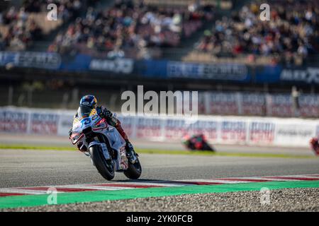 Circuit de Barcelona, Barcelona, Katalonien, Spanien. November 2024. 2024 MotoGP Motul Solidarity Grand Prix von Barcelona, Qualifikationstag; Alex Marquez vom Gresini Racing während der Qualifying Session Credit: Action Plus Sports/Alamy Live News Stockfoto