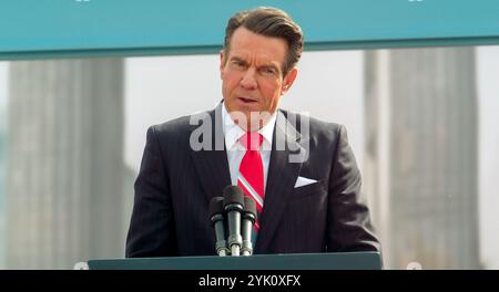 Reagan Dennis Quaid Stockfoto