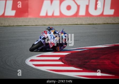 Alex Marquez aus Spanien fährt für die Gresini Racing MotoGP, die während der Qualifikation der MotoGP des Motul Solidarity Grand Prix von in Aktion war Stockfoto