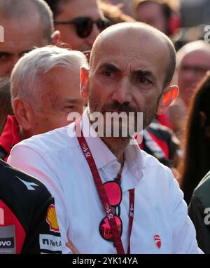 Barcelona, Spanien. November 2024. 16. November 2024, Circuit de Barcelona-Catalunya, Barcelona, MotoGP Motul Solidarity Grand Prix von Barcelona, im Bild Geschäftsführer Claudio Domenicali (Ducati) Credit: dpa/Alamy Live News Stockfoto