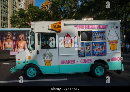 Eiswagen in Manhattan, New York-Unterstadt Stockfoto