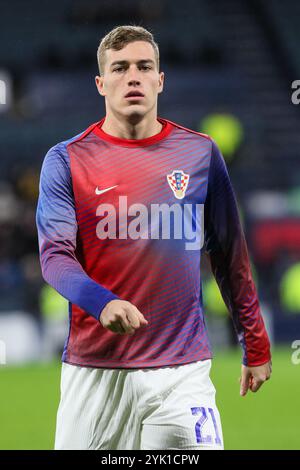 LUKA SUCIC, kroatischer Profi-Fußballspieler im Training bei einem Vorspiel-Aufwärmtraining. Stockfoto