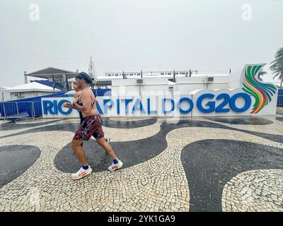 G20-GIPFEL RIO BRASILIEN Stockfoto