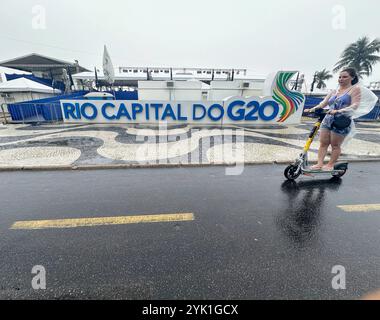 G20-GIPFEL RIO BRASILIEN Stockfoto