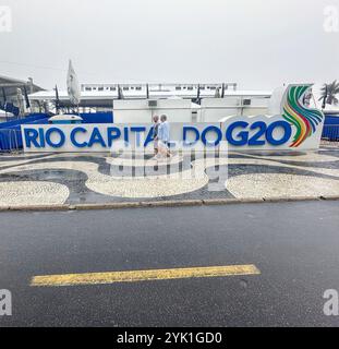G20-GIPFEL RIO BRASILIEN Stockfoto