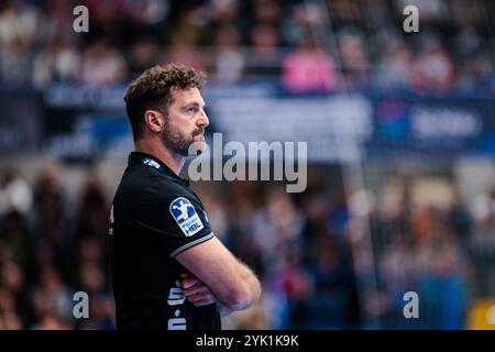 Florian Kehrmann (TBV Lemgo Lippe, Trainer) GER, TBV Lemgo Lippe vs. ThSV Eisenach, Handball, 1. Bundesliga, 10. Spieltag, Spielzeit 2024/2025, 16.11.2024 Foto: Eibner-Pressefoto/Jan Rollinger Stockfoto