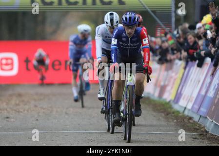 Merksplas, Belgien. November 2024. MERKSPLAS, BELGIEN - 16. NOVEMBER: Lars van der Haar beim Cyclocross Merksplas am 16. November 2024 in Merksplas, Belgien (Foto: Bart Hazen/Orange Pictures) Credit: Orange Pics BV/Alamy Live News Stockfoto