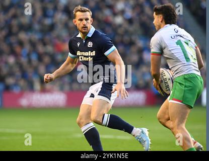 Scottish Gas Murrayfield. Edinburgh Schottland Großbritannien 16. November 24 HERBSTTESTS 2024/25 Schottland/Portugal Scotlands Rory Hutchinson - Credit: eric mccowat/Alamy Live News Stockfoto