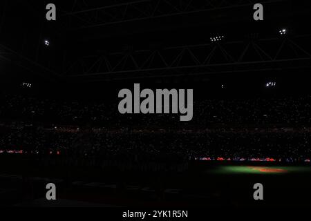 Amsterdam, Niederlande. November 2024. AMSTERDAM, 16.11.2024, JohanCruyff Arena, Spiel der Nations League zwischen den Niederlanden und Ungarn. Atmosphäre im Stadion Credit: Pro Shots/Alamy Live News Stockfoto