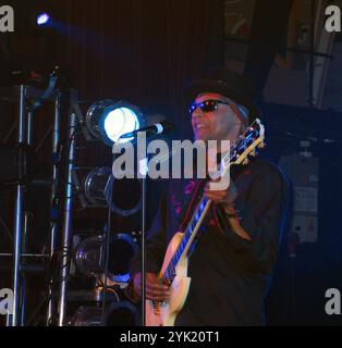 Arthur Lee und Love treten auf All Tomorrow's Parties, Pontins Camber Sands, Rye, Großbritannien, 4. April 2004 auf. Stockfoto