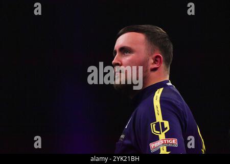 WV Active, Aldersley, Wolverhampton, Großbritannien. November 2024. 2024 PDC Grand Slam of Darts, Tag 8; Luke Litttler Credit: Action Plus Sports/Alamy Live News Stockfoto