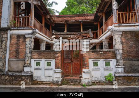 Ein altes Haus im asiatischen Stil in Vietnam Stockfoto