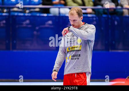 Lemgo, Deutschland. November 2024. Fynn Hangstein (ThSV Eisenach, #10) GER, TBV Lemgo Lippe vs. ThSV Eisenach, Handball, 1. Bundesliga, 10. Spieltag, Spielzeit 2024/2025, 16.11.2024 Foto: Eibner-Pressefoto/Jan Rollinger Credit: dpa/Alamy Live News Stockfoto