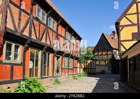 Den Gamle by oder die Altstadt, Freilichtmuseum, das aus 75 historischen Gebäuden besteht, die von 20 Townships in allen Teilen des Landes gesammelt wurden (o Stockfoto