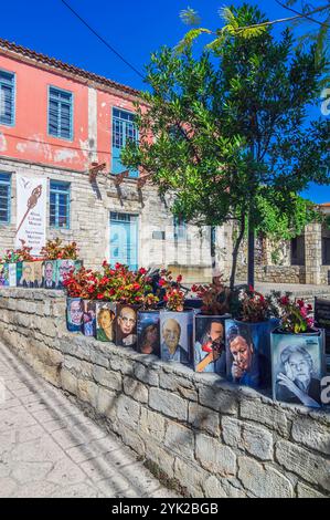 Es liegt zwischen Nea Fokea und Kallithea und gehört zur Gemeinde Kassandra, Chalkidiki in Griechenland Stockfoto