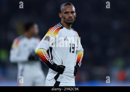 Freiburg, Deutschland. November 2024. Fussball UEFA Nations League Deutschland - Bosnien-Herzegowina am 16.11.2024 im Europa-Park Stadion in Freiburg Leroy Sane ( Deutschland ) DFB-Vorschriften verbieten jede Verwendung von Fotografien als Bildsequenzen und/oder Quasi-Video. Foto: Revierfoto Credit: ddp Media GmbH/Alamy Live News Stockfoto