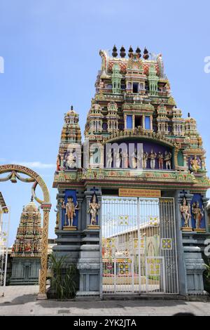 Reunion Island (Indischer Ozean, Frankreich), St Denis, Hindu-Tempel Stockfoto