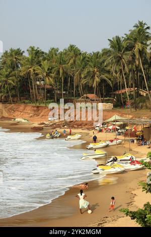 Indien, Goa, Sinquerim Beach Stockfoto